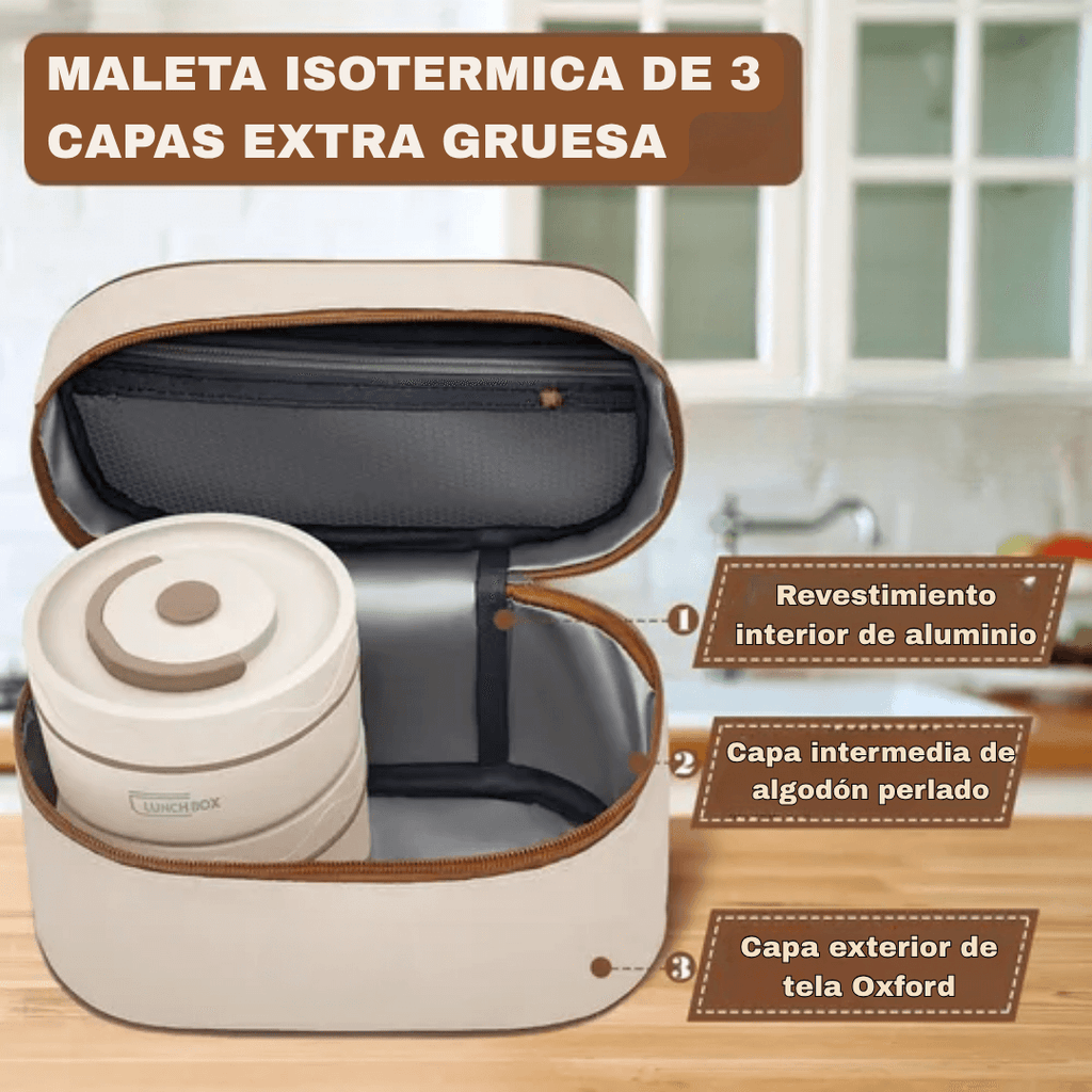 PROMO LUNCHBOX®: 4 Loncheras Térmicas + Maleta.