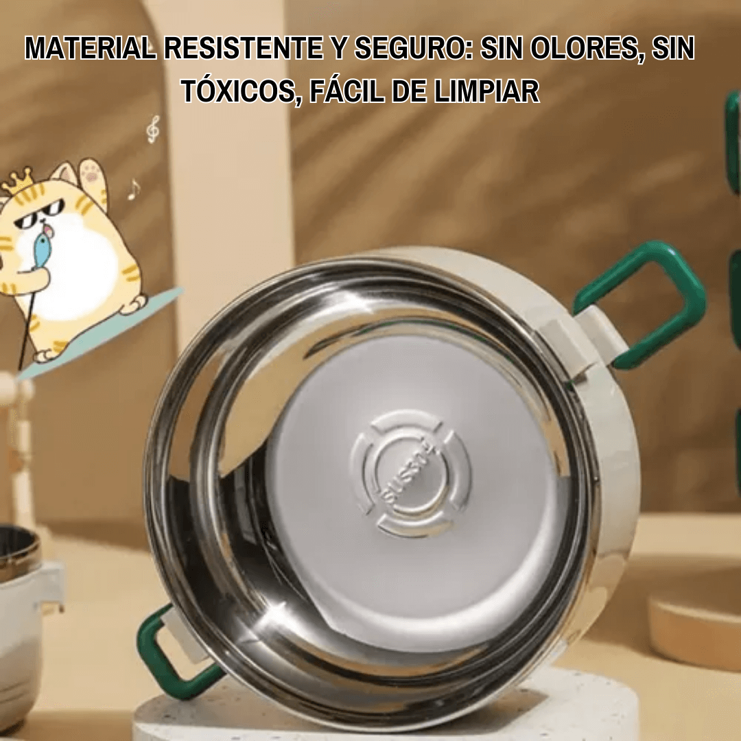 PACK DOBLE: 2 PORTA COMIDAS TÉRMICOS COMIDA CALIENTE & FRESCA + ENVÍO ¡GRATIS!