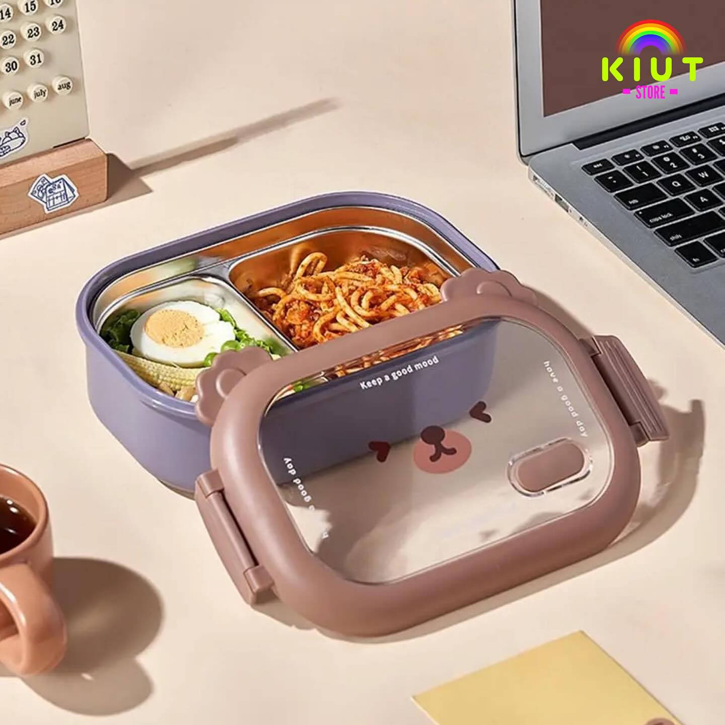 BearLunch™: LUNCHERA TÉRMICA DE ACERO COMIDA CALIENTE Y FRESCA EN CUALQUIER LUGAR