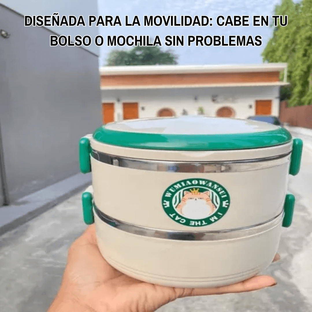 PACK DOBLE: 2 PORTA COMIDAS TÉRMICOS COMIDA CALIENTE & FRESCA + ENVÍO ¡GRATIS!
