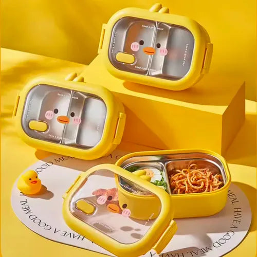 DuckLunch™: LUNCHERA TÉRMICA DE ACERO COMIDA CALIENTE Y FRESCA EN CUALQUIER LUGAR