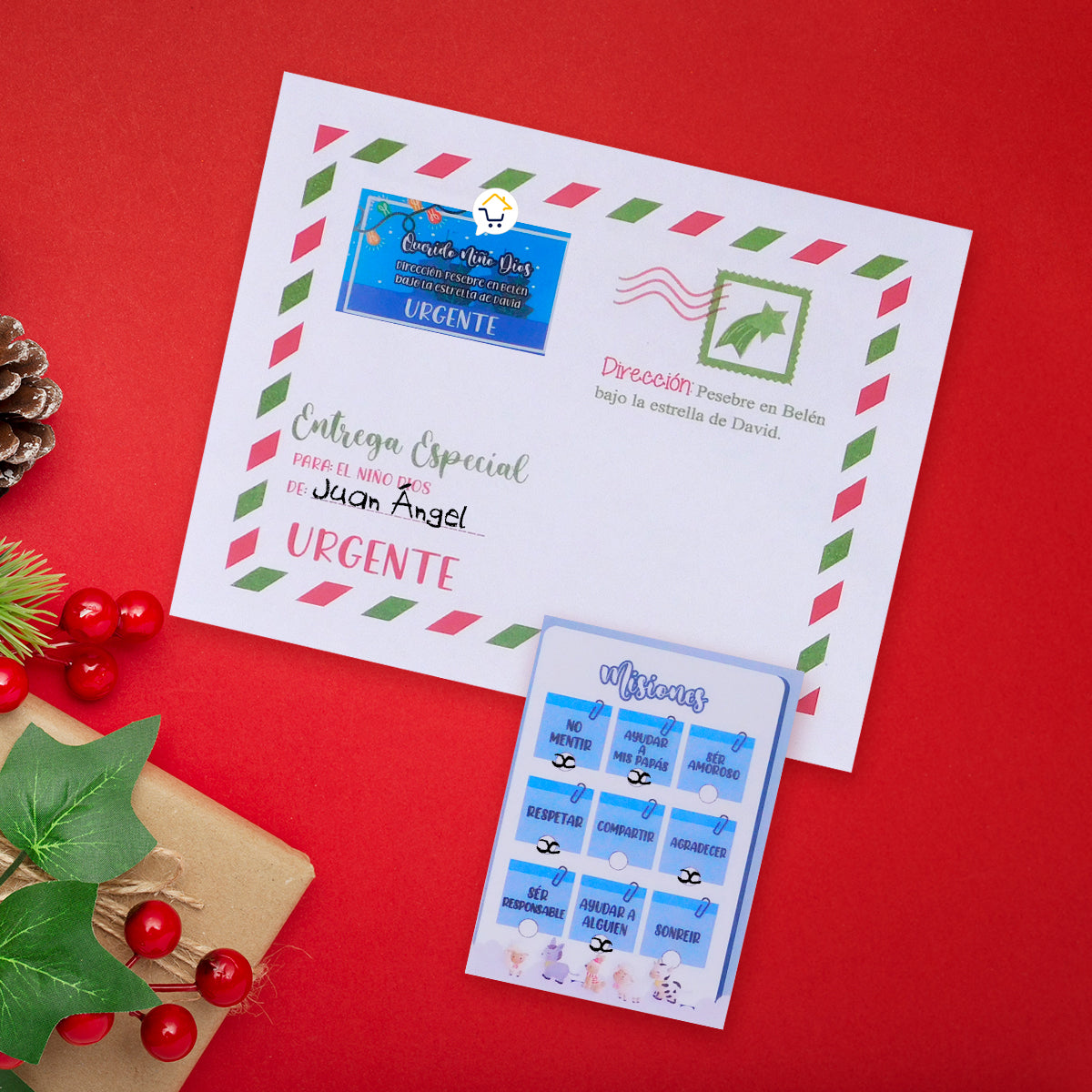 💌KIT CARTA AL NIÑO DIOS👼.