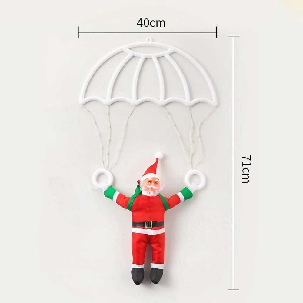 🎅PARACAÍDAS DE PAPÁ NOEL CON LUCES LED.