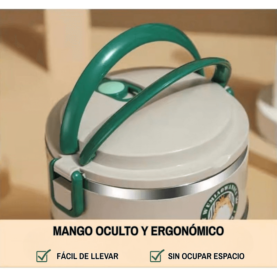 PACK DOBLE: 2 PORTA COMIDAS TÉRMICOS COMIDA CALIENTE & FRESCA + ENVÍO ¡GRATIS!